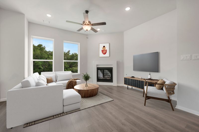 Trails at Waterside - Villas Series por David Weekley Homes en Fort Worth Texas