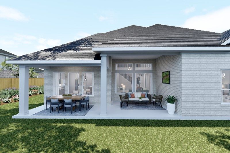 The Rockwall - Optional Covered Porch