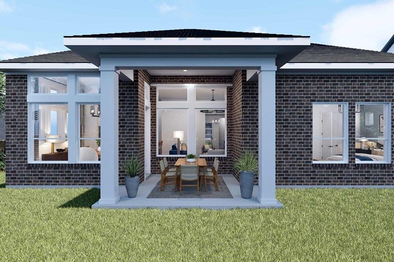 The Wildflower - Optional Extended Covered Porch