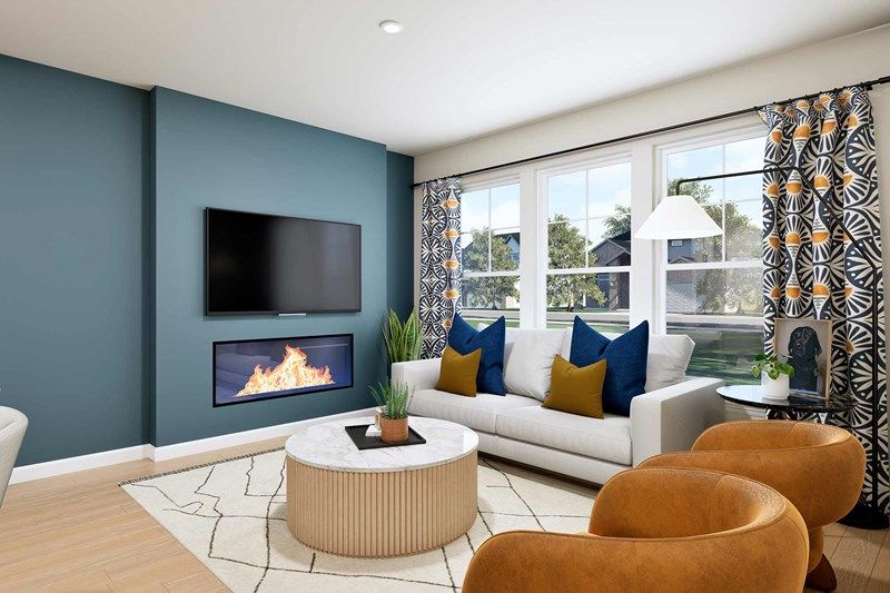 The Wingspan - Optional Electric Fireplace