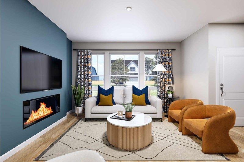 The Cedarspur - Optional Electrical Fireplace