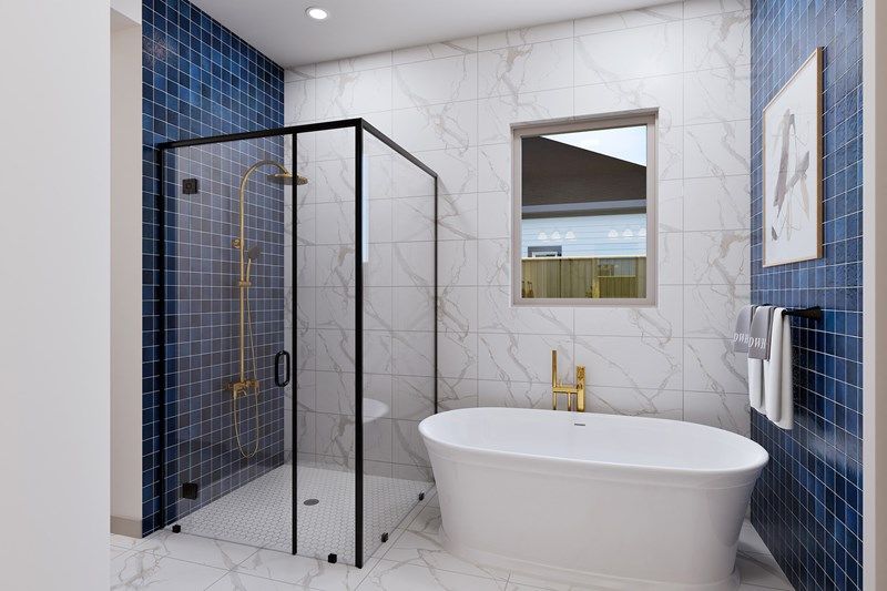 The Brenner - Optional Freestanding Tub w Shower