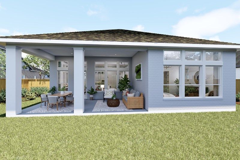The Remi - Optextendedcoveredporchwithslidingglassdoor