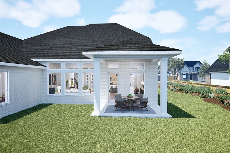 The Hibiscus - Covered Porch