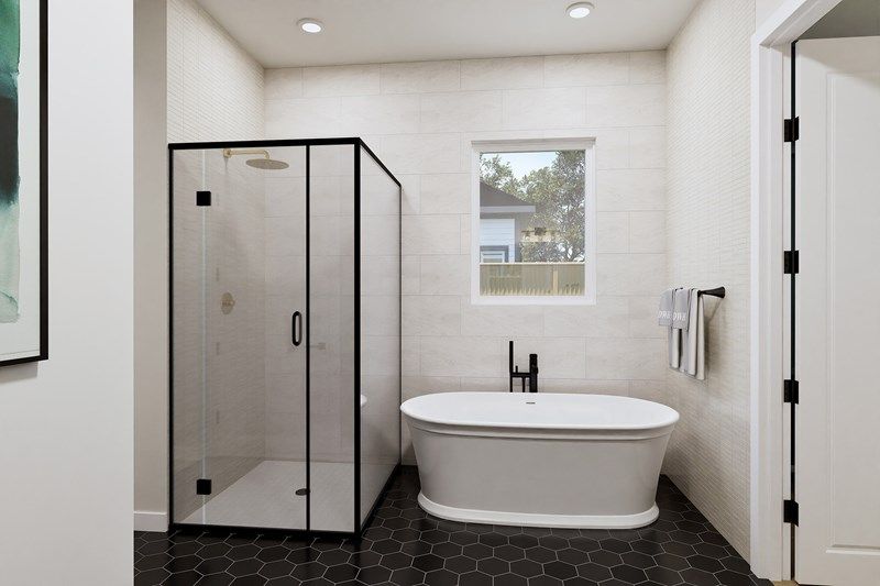 The Sentinel - Optional Freestanding Tub w Shower