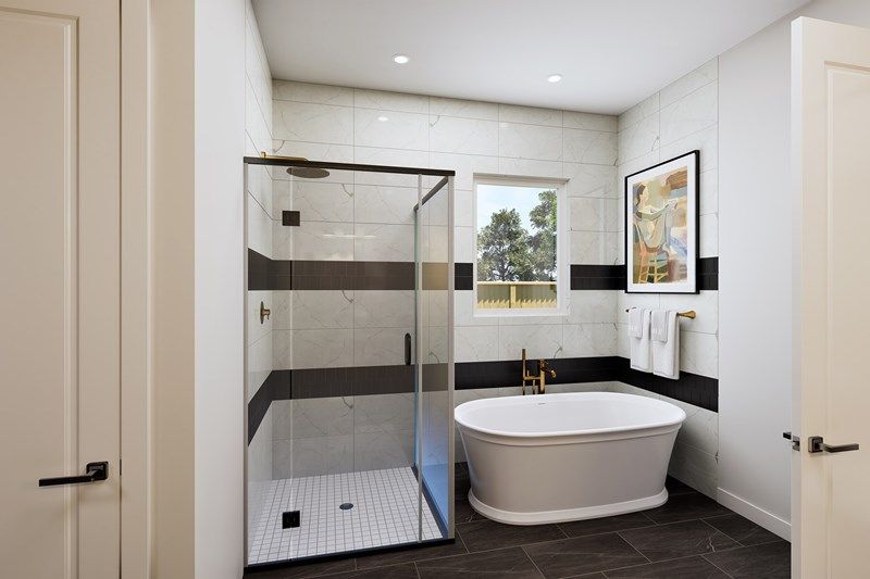 The Bullock - Optional Freestanding Tub w Shower