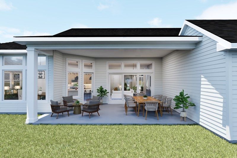 The Bullock - Optional Extended Covered Porch