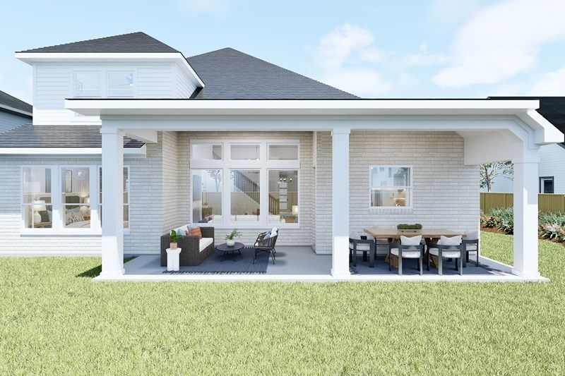 The Daffodil - Optional Extended Covered Porch