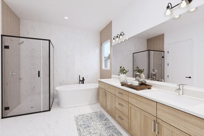The Giles - Optional Freestanding Tub w Shower