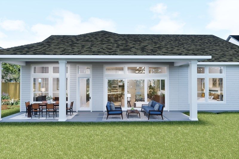 The Giles - Optextendedcoveredporchwithslidingglassdoor