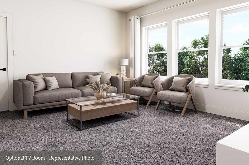 Optional TV Room - Representative Photo