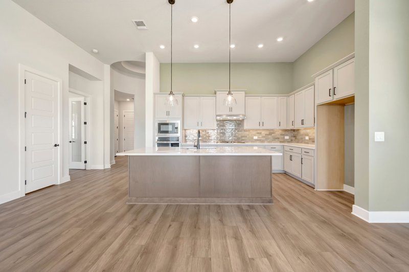 Kissing Tree – Spruce Series por David Weekley Homes en Austin Texas