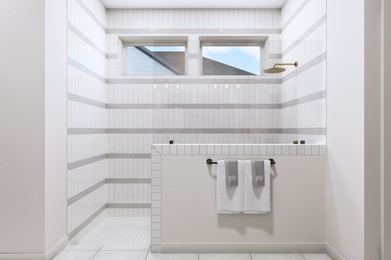 The Carrollton - Optional Super Shower
