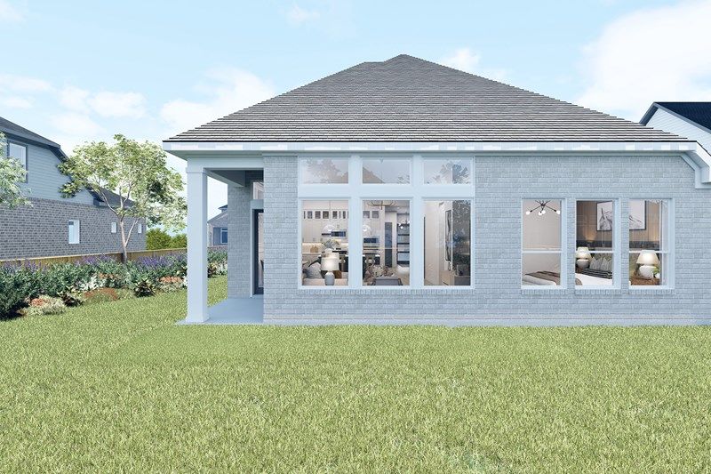 The Carrollton - Covered Porch
