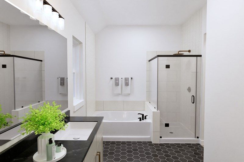 The Edinburgh - Optional Slide in Tub with Shower