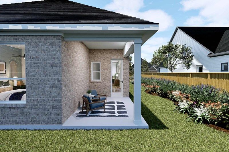 The Irving - Covered Porch
