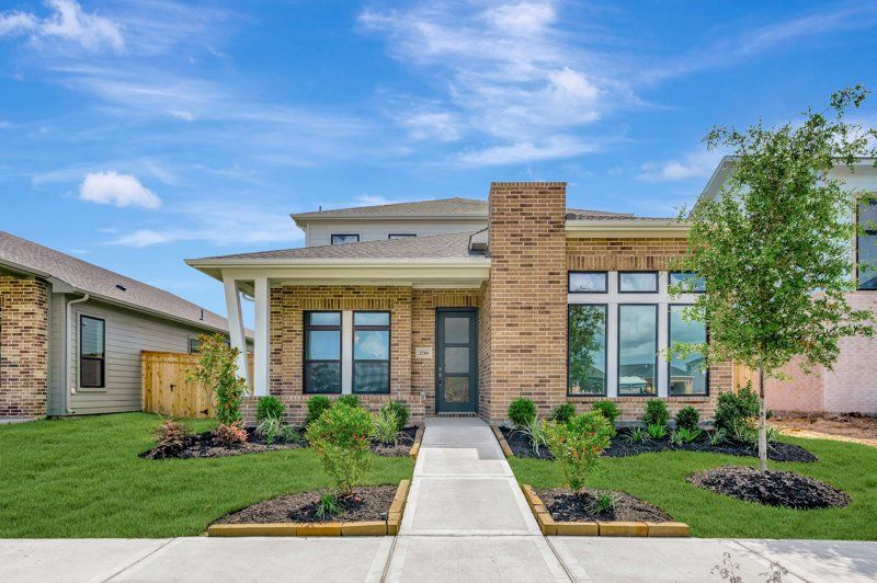 Sienna - Landmark Row Collection por David Weekley Homes en Houston Texas