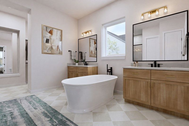 Optional Free Standing Tub at Owner's Bath
