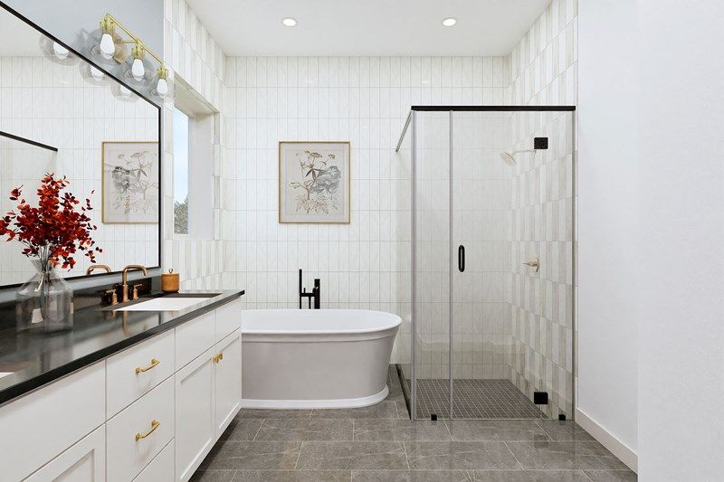 Optional Free Standing Tub at Owner's Bath