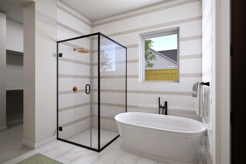 The Jasmine - Optional Freestanding Tub with Shower