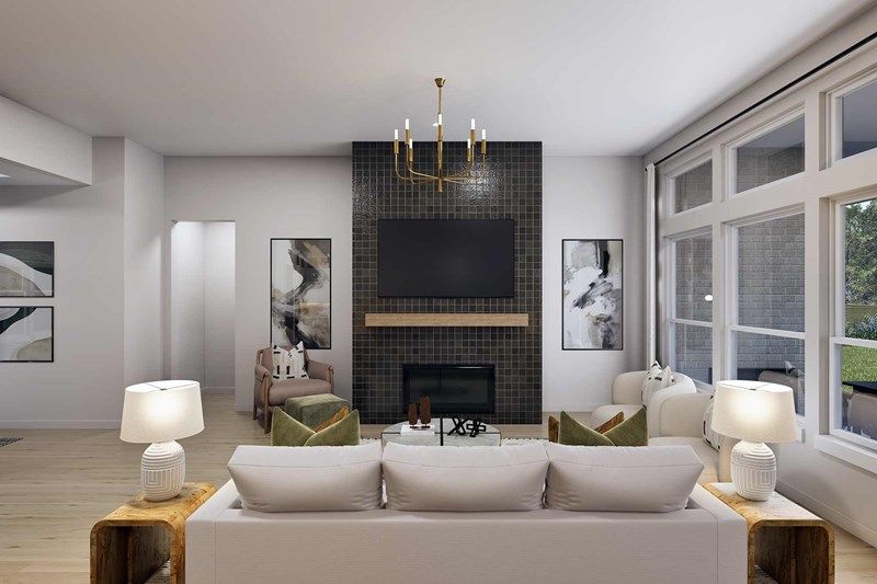 The Alabaster - Optional Fireplace