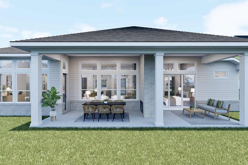 The Alabaster - Extended Covered Porch