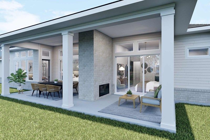 The Alabaster - Extended Covered Porch