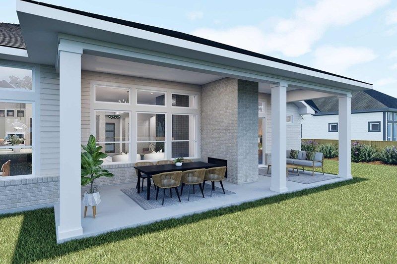 The Alabaster - Extended Covered Porch