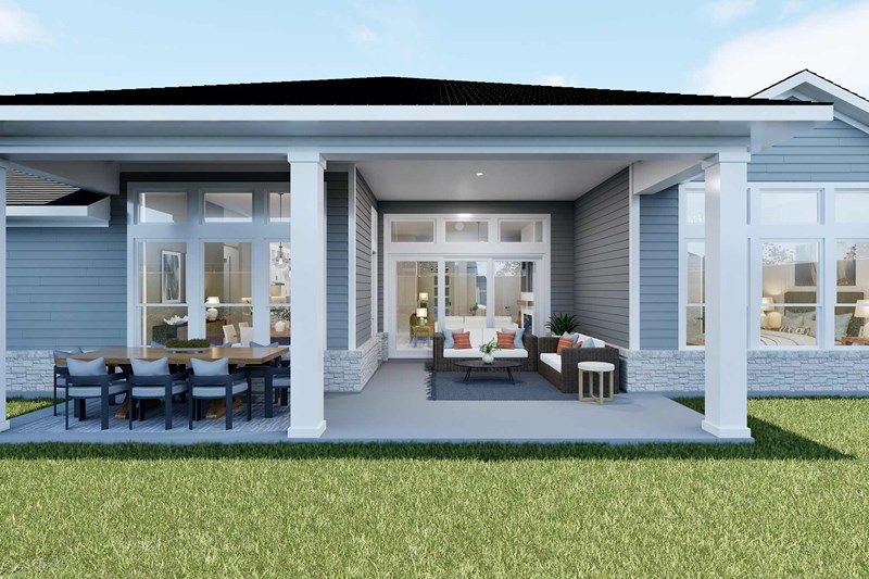 The Blackberry - Extended Covered Porch