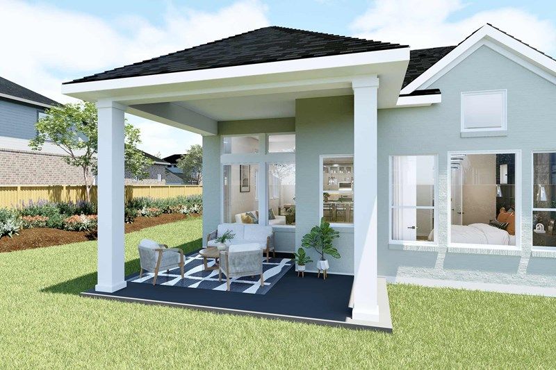 The Marshall - Optional Extended Covered Porch