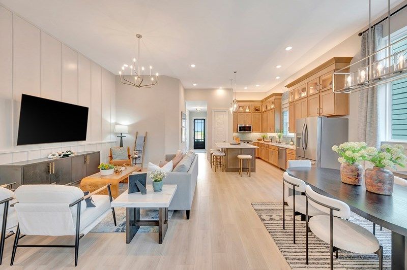 The Abney - Family Room and Dining