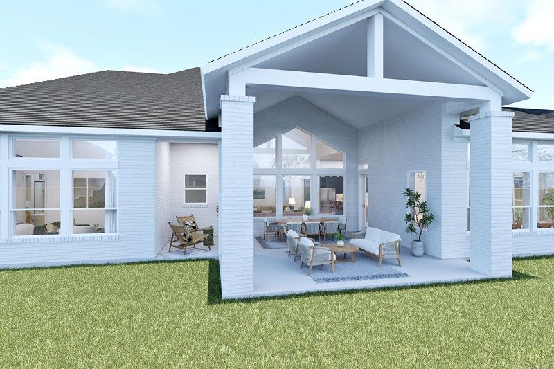 The Allison - Optional Extended Covered Porch