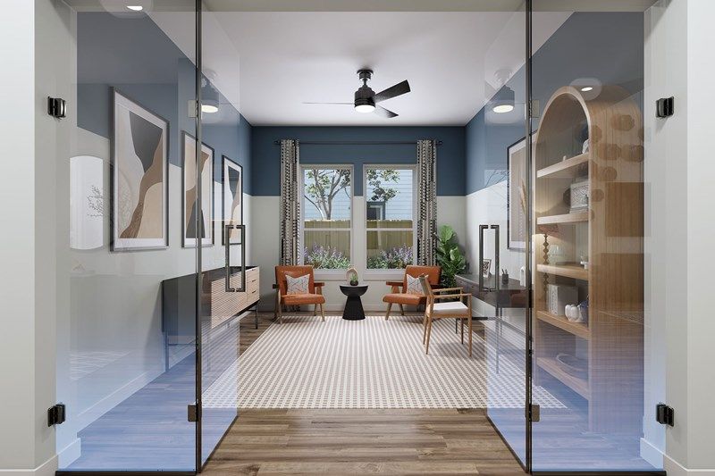 The Brant - Optional Enclosed Glass Study