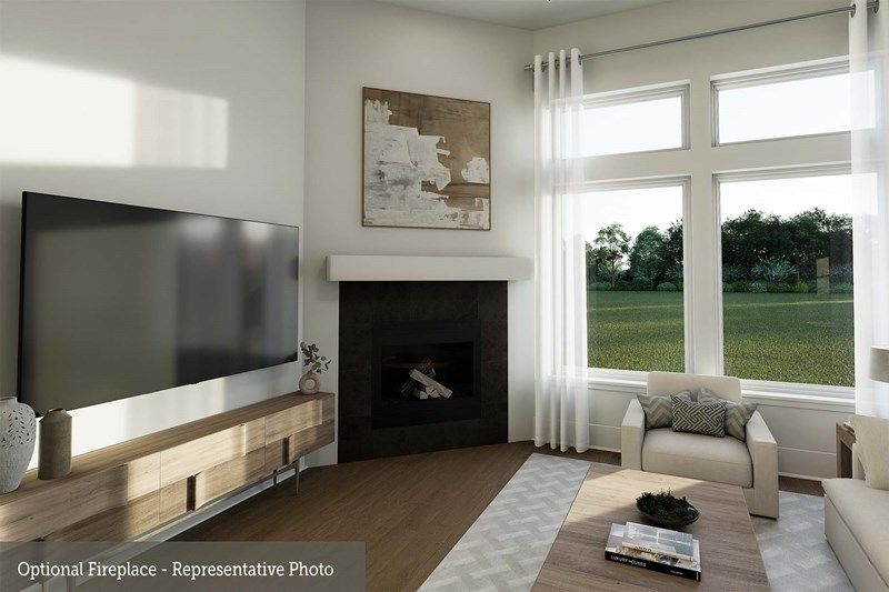 The Harold - Family Room with Optional Fireplace