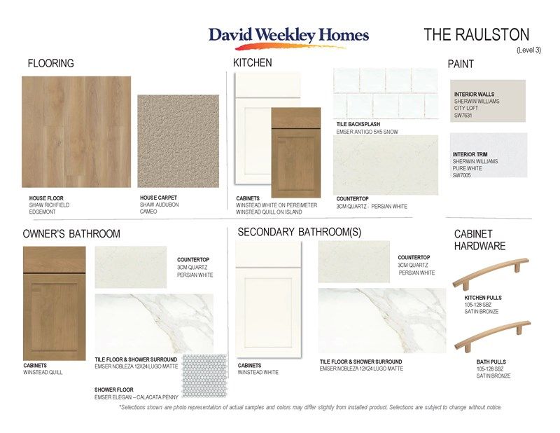 Design Selections