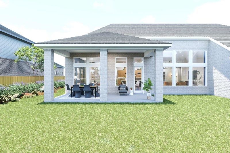 The Baltimore - Covered Porch