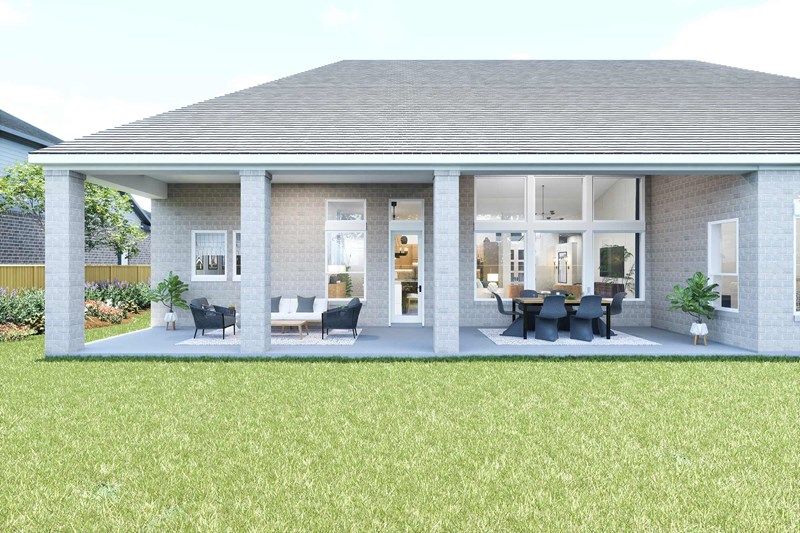 The Baltimore - Optional Extended Covered Porch