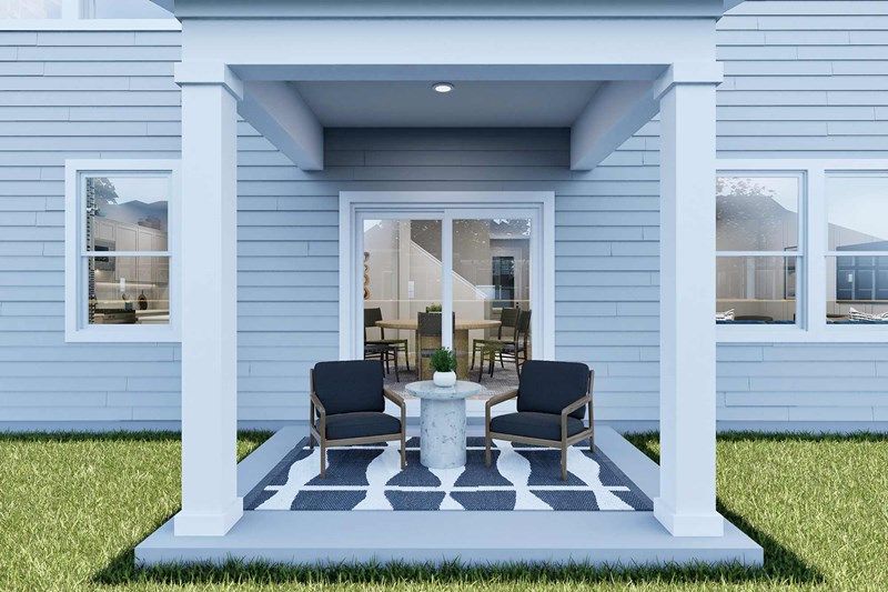 The Berrybrook - Covered Porch