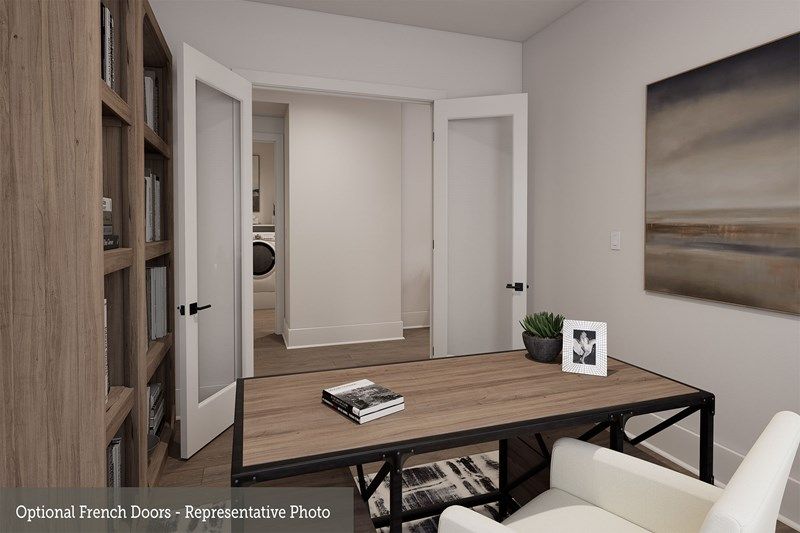 The Levi - Optional French Doors with Study