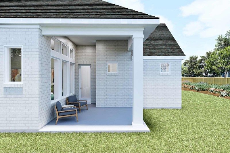 The Conroe - Covered Porch