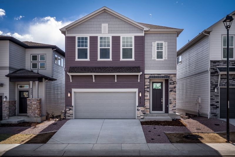Ethridge - Trailside at Cottonwood Creek: Colorado Springs, Colorado - David Weekley Homes