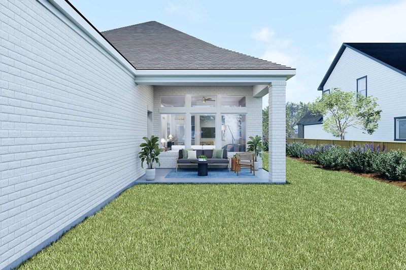 The Alberta - Covered Porch