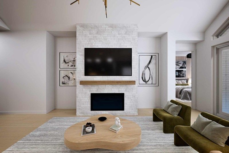 The Brandsville - Optional Fireplace