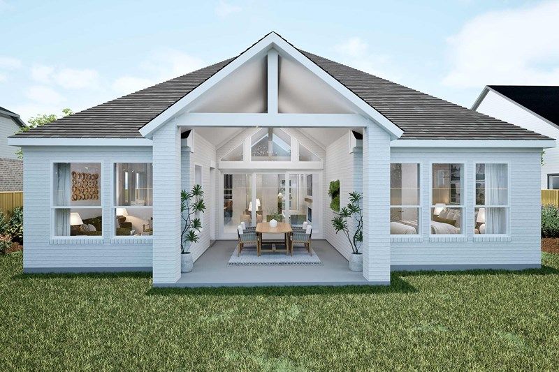 The Brandsville - Optional Extended Covered Porch