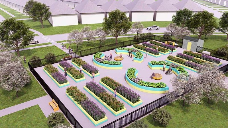 Jubilee - Rendered Garden View