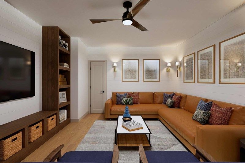 The Jericho - Optional Second TV Room