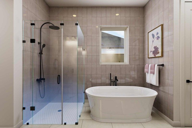 The Conan - Optional Freestanding Tub with Shower