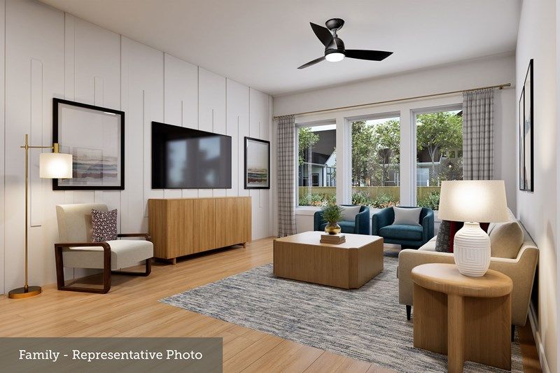 the Lantana - Family Room