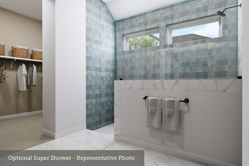 the Lantana - Optional Super Shower