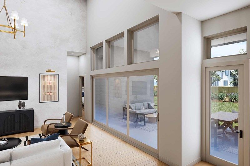The Mandan - Optional Sliding Glass Door